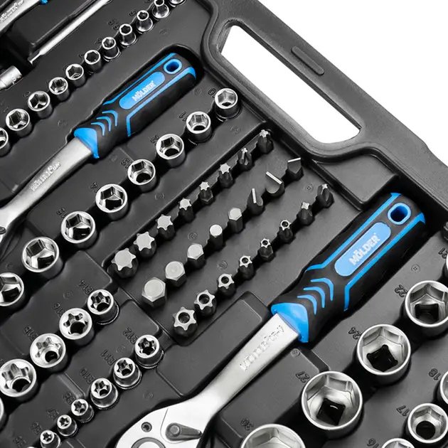 ФОТО КАРТИНКИ ЗОБРАЖЕННЯ Професійний набір інструментів в кейсі MOLDER 1/2", 1/4", 3/8" 72Т, CR-V, 151од. (MT60151) РОЗДРІБ ОПТ ГУРТ ГУРТОМ ОПТОМ! З ЄВРОПИ! ЯКІСТЬ! Купити Львів Характеристики Ціна Оплата Доставка "БОГОДАР" ІНТЕРНЕТ-МАГАЗИН Огляд Рейтинг Порівняння Як вибрати Якісний