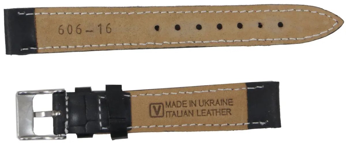 ФОТО КАРТИНКИ ЗОБРАЖЕННЯ Шкіряний ремінець для годинника MYKHAIL IKHTYAR Ш16 мм чорний S606-16S Black РОЗДРІБ ОПТ ГУРТ ГУРТОМ ОПТОМ! З ЄВРОПИ! ЯКІСТЬ! Купити Львів Характеристики Ціна Оплата Доставка "БОГОДАР" ІНТЕРНЕТ-МАГАЗИН Огляд Рейтинг Порівняння Як вибрати Якісний