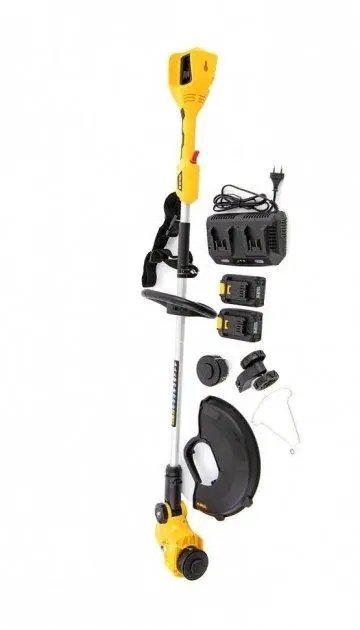 ФОТО КАРТИНКИ ЗОБРАЖЕННЯ Акумуляторний тример для трави DENZEL RТ300-36 : 36В (4 Ач акум 2шт + зарядка) 58710 РОЗДРІБ ОПТ ГУРТ ГУРТОМ ОПТОМ! З ЄВРОПИ! ЯКІСТЬ! Купити Львів Характеристики Ціна Оплата Доставка "БОГОДАР" ІНТЕРНЕТ-МАГАЗИН Огляд Рейтинг Порівняння Як вибрати Якісний