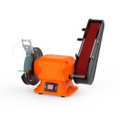 ФОТО КАРТИНКИ ЗОБРАЖЕННЯ Потужний точильно-шліфувальний верстат (точило-гріндер) GTM NBG150/50F : 250 Вт, 150 мм диск, стрічка 50x686 мм РОЗДРІБ ОПТ ГУРТ ГУРТОМ ОПТОМ! З ЄВРОПИ! ЯКІСТЬ! Купити Львів Характеристики Ціна Оплата Доставка "БОГОДАР" ІНТЕРНЕТ-МАГАЗИН Огляд Рейтинг Порівняння Як вибрати Якісний