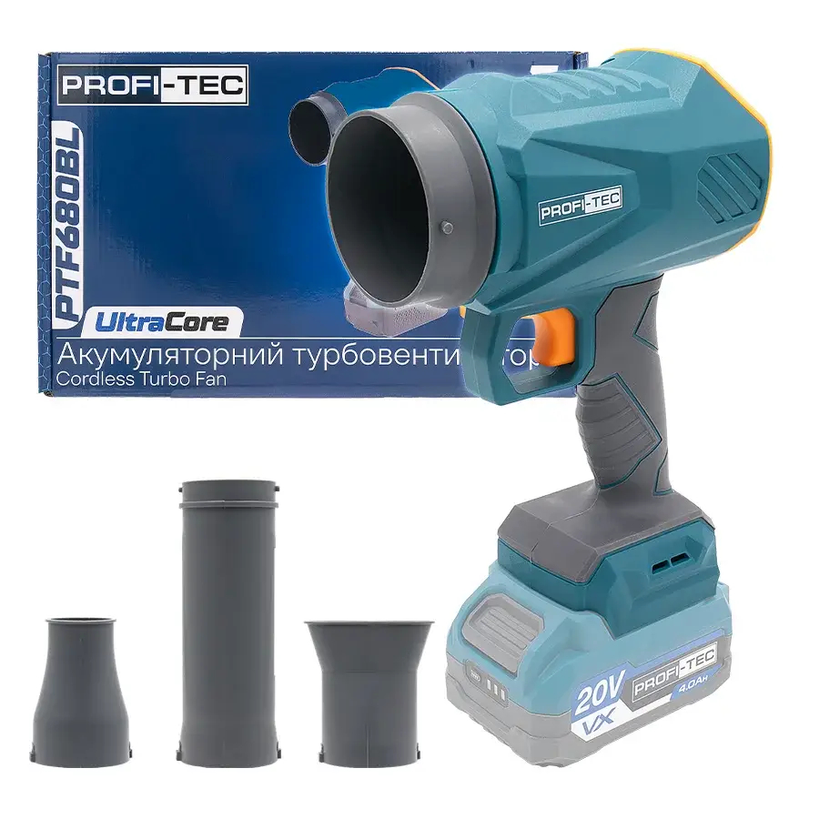 ФОТО КАРТИНКИ ЗОБРАЖЕННЯ Потужний акумуляторний турбовентилятор PROFI-TEC PTF680BL UltraCore : без АКБ (007734) РОЗДРІБ ОПТ ГУРТ ГУРТОМ ОПТОМ! З ЄВРОПИ! ЯКІСТЬ! Купити Львів Характеристики Ціна Оплата Доставка "БОГОДАР" ІНТЕРНЕТ-МАГАЗИН Огляд Рейтинг Порівняння Як вибрати Якісний