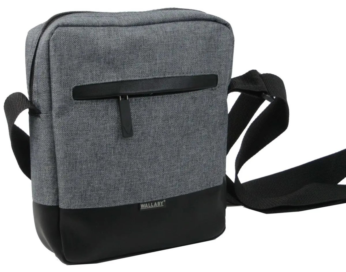 ФОТО КАРТИНКИ ЗОБРАЖЕННЯ Тканинна чоловіча сумка WALLABY сіра 2423 grey РОЗДРІБ ОПТ ГУРТ ГУРТОМ ОПТОМ! З ЄВРОПИ! ЯКІСТЬ! Купити Львів Характеристики Ціна Оплата Доставка "БОГОДАР" ІНТЕРНЕТ-МАГАЗИН Огляд Рейтинг Порівняння Як вибрати Якісний