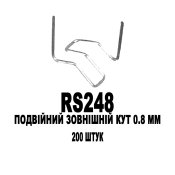 ФОТО КАРТИНКИ ЗОБРАЖЕННЯ Скоби для пайки ATASZEK RS248 Подвійний Зовнішній кут 0.8 мм 200 штук для гарячих степлерів (термостеплерів) пайка/зварка/ремонт пластику пластмас Авто Мото РОЗДРІБ ОПТ ГУРТ ГУРТОМ ОПТОМ! З ЄВРОПИ! ЯКІСТЬ! Купити Львів Характеристики Ціна Оплата Доставка "БОГОДАР" ІНТЕРНЕТ-МАГАЗИН Огляд Рейтинг Порівняння Як вибрати Якісний