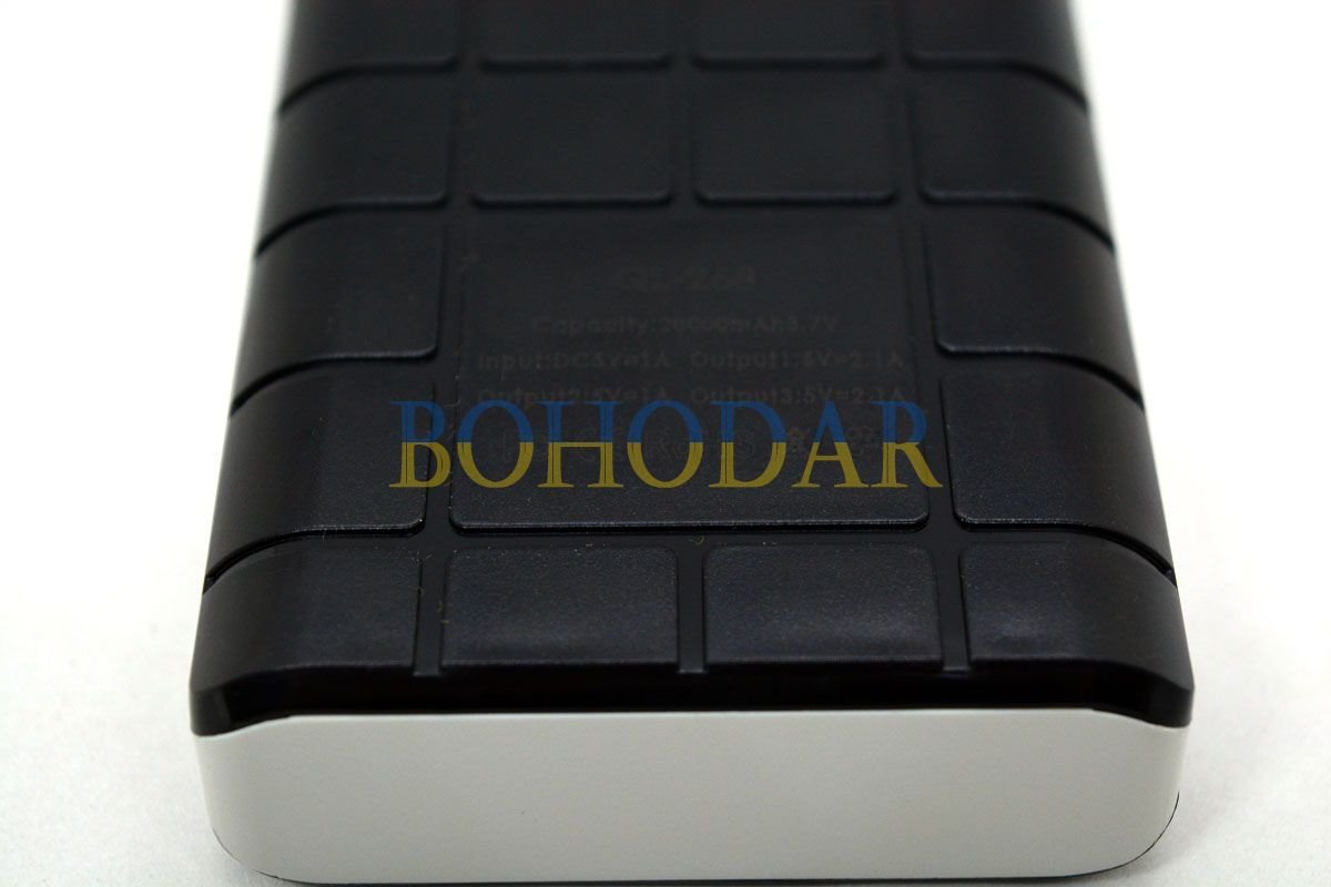 ФОТО КАРТИНКИ ЗОБРАЖЕННЯ Повербанк MOBILE POWER QL-268 20000 mAh чорний POWERBANK ПОВЕР БАНК LCD з ліхтариком фонариком UNIVERSAL 100% HIGH SPEED 3xUSB 2.1A Польща! РОЗДРІБ ОПТ ГУРТ ГУРТОМ ОПТОМ! З ЄВРОПИ! ЯКІСТЬ! Купити Львів Характеристики Ціна Оплата Доставка "БОГОДАР" ІНТЕРНЕТ-МАГАЗИН Огляд Рейтинг Порівняння Як вибрати Якісний