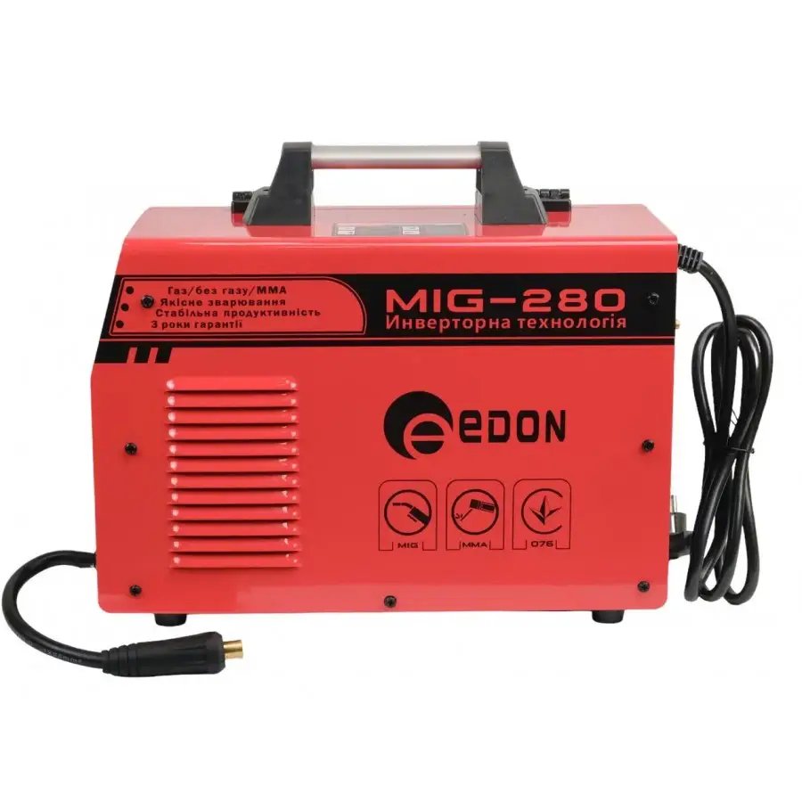 ФОТО КАРТИНКИ ЗОБРАЖЕННЯ Зварювальний напівавтомат EDON MIG-280 (2 в 1 MIG + MMA) 7.2 кВт, 280 А, єврорукав РОЗДРІБ ОПТ ГУРТ ГУРТОМ ОПТОМ! З ЄВРОПИ! ЯКІСТЬ! Купити Львів Характеристики Ціна Оплата Доставка "БОГОДАР" ІНТЕРНЕТ-МАГАЗИН Огляд Рейтинг Порівняння Як вибрати Якісний