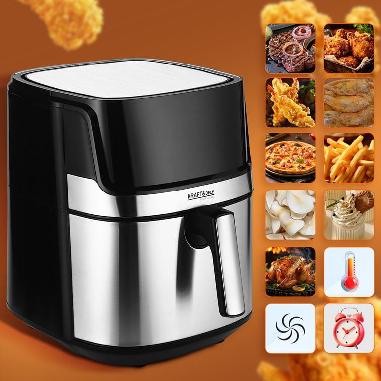 ФОТО КАРТИНКИ ЗОБРАЖЕННЯ AIRFRYER FRYTKOWNICA BEZTŁUSZCZOWA 8L KRAFT&DELE KD4101 1850W РОЗДРІБ ОПТ ГУРТ ГУРТОМ ОПТОМ! З ЄВРОПИ! ЯКІСТЬ! Купити Львів Характеристики Ціна Оплата Доставка "БОГОДАР" ІНТЕРНЕТ-МАГАЗИН Огляд Рейтинг Порівняння Як вибрати Якісний