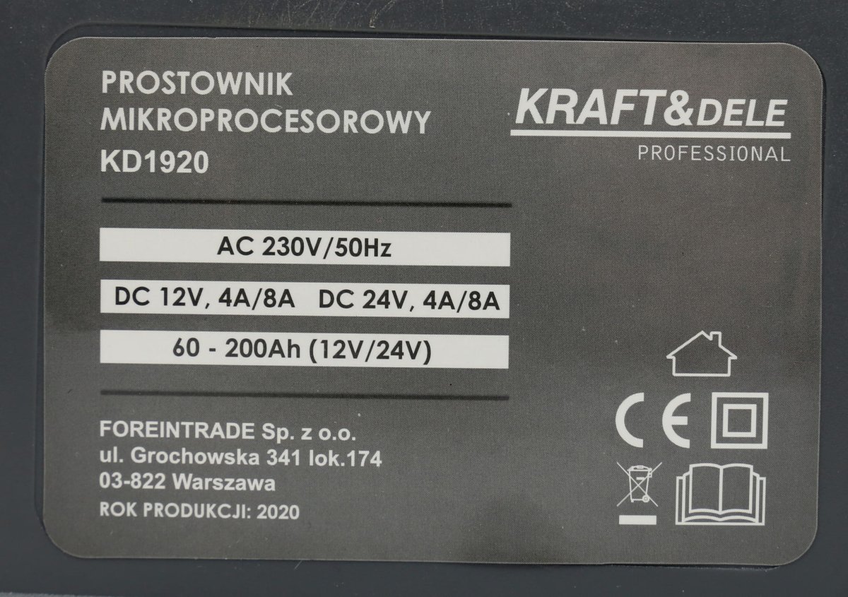ФОТО КАРТИНКИ ЗОБРАЖЕННЯ PROSTOWNIK MIKROPROCESOROWY 12V/24V 60-200Ah KD1920 РОЗДРІБ ОПТ ГУРТ ГУРТОМ ОПТОМ! З ЄВРОПИ! ЯКІСТЬ! Купити Львів Характеристики Ціна Оплата Доставка "БОГОДАР" ІНТЕРНЕТ-МАГАЗИН Огляд Рейтинг Порівняння Як вибрати Якісний