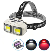 ФОТО КАРТИНКИ ЗОБРАЖЕННЯ Налобний ліхтар HX-816-2COB PL-124, Білий, Червоний, Waterproof, 1x18650, ЗП Type-C РОЗДРІБ ОПТ ГУРТ ГУРТОМ ОПТОМ! З ЄВРОПИ! ЯКІСТЬ! Купити Львів Характеристики Ціна Оплата Доставка "БОГОДАР" ІНТЕРНЕТ-МАГАЗИН Огляд Рейтинг Порівняння Як вибрати Якісний