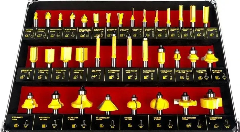 ФОТО КАРТИНКИ ЗОБРАЖЕННЯ Якісний набір фрез по дереву хвостовик 8 мм 35 шт. AL-FA ALRBS35-8 РОЗДРІБ ОПТ ГУРТ ГУРТОМ ОПТОМ! З ЄВРОПИ! ЯКІСТЬ! Купити Львів Характеристики Ціна Оплата Доставка "БОГОДАР" ІНТЕРНЕТ-МАГАЗИН Огляд Рейтинг Порівняння Як вибрати Якісний