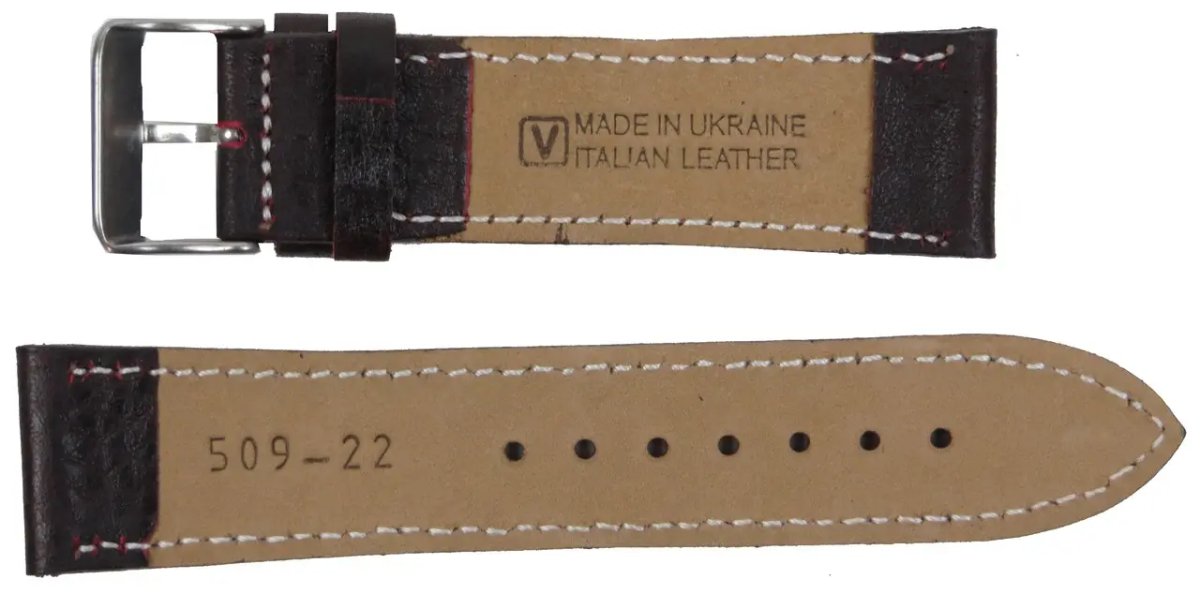 ФОТО КАРТИНКИ ЗОБРАЖЕННЯ Ремінець для годинника із шкіри MYKHAIL IKHTYAR Ш22 мм темно-коричневий S509-22S dark brown РОЗДРІБ ОПТ ГУРТ ГУРТОМ ОПТОМ! З ЄВРОПИ! ЯКІСТЬ! Купити Львів Характеристики Ціна Оплата Доставка "БОГОДАР" ІНТЕРНЕТ-МАГАЗИН Огляд Рейтинг Порівняння Як вибрати Якісний