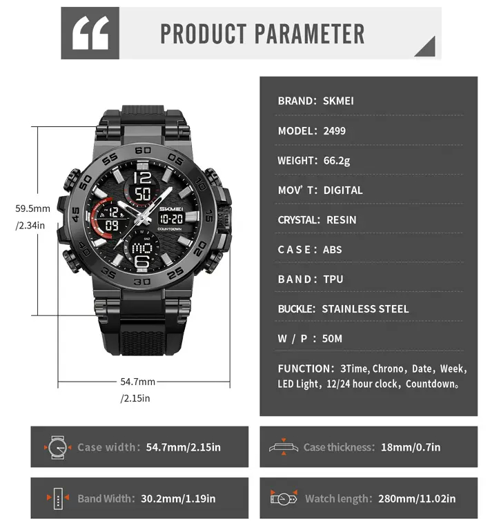 ФОТО КАРТИНКИ ЗОБРАЖЕННЯ Годинник наручний SKMEI 2499BK, BLACK, 11477 РОЗДРІБ ОПТ ГУРТ ГУРТОМ ОПТОМ! З ЄВРОПИ! ЯКІСТЬ! Купити Львів Характеристики Ціна Оплата Доставка "БОГОДАР" ІНТЕРНЕТ-МАГАЗИН Огляд Рейтинг Порівняння Як вибрати Якісний