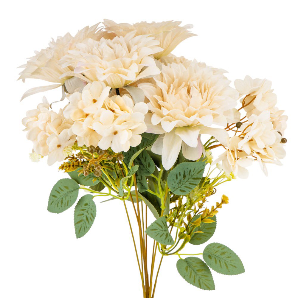 ФОТО КАРТИНКИ ЗОБРАЖЕННЯ Букет “Квітковий ансамбль” (6 жоржин і 3 гортензії), кремовий, 45 см BOHODAR 9213-002 РОЗДРІБ ОПТ ГУРТ ГУРТОМ ОПТОМ! З ЄВРОПИ! ЯКІСТЬ! Купити Львів Характеристики Ціна Оплата Доставка "БОГОДАР" ІНТЕРНЕТ-МАГАЗИН Огляд Рейтинг Порівняння Як вибрати Якісний