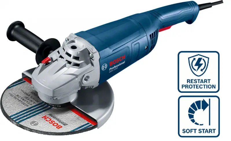 ФОТО КАРТИНКИ ЗОБРАЖЕННЯ Професійна кутова шліфувальна машина (болгарка) BOSCH GWS 2200 : 2200 Вт, 6500 об/мин, диск 230 мм РОЗДРІБ ОПТ ГУРТ ГУРТОМ ОПТОМ! З ЄВРОПИ! ЯКІСТЬ! Купити Львів Характеристики Ціна Оплата Доставка "БОГОДАР" ІНТЕРНЕТ-МАГАЗИН Огляд Рейтинг Порівняння Як вибрати Якісний