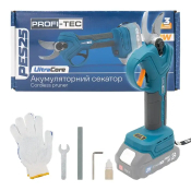 ФОТО КАРТИНКИ ЗОБРАЖЕННЯ Потужний акумуляторний секатор PROFI-TEC PES25 UltraCore : без АКБ (007629) РОЗДРІБ ОПТ ГУРТ ГУРТОМ ОПТОМ! З ЄВРОПИ! ЯКІСТЬ! Купити Львів Характеристики Ціна Оплата Доставка "БОГОДАР" ІНТЕРНЕТ-МАГАЗИН Огляд Рейтинг Порівняння Як вибрати Якісний