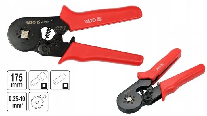 ФОТО КАРТИНКИ ЗОБРАЖЕННЯ Кліщі для обтискання і зачистки проводів YATO, L= 175 ММ, AWG 23-7; 0,25-10 ММ² : YT-23051 РОЗДРІБ ОПТ ГУРТ ГУРТОМ ОПТОМ! З ЄВРОПИ! ЯКІСТЬ! Купити Львів Характеристики Ціна Оплата Доставка "БОГОДАР" ІНТЕРНЕТ-МАГАЗИН Огляд Рейтинг Порівняння Як вибрати Якісний