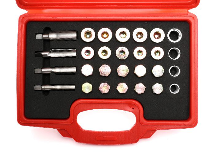 ФОТО КАРТИНКИ ЗОБРАЖЕННЯ Zestaw do naprawy gwintów korków olejowych KD10511 РОЗДРІБ ОПТ ГУРТ ГУРТОМ ОПТОМ! З ЄВРОПИ! ЯКІСТЬ! Купити Львів Характеристики Ціна Оплата Доставка "БОГОДАР" ІНТЕРНЕТ-МАГАЗИН Огляд Рейтинг Порівняння Як вибрати Якісний