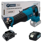 ФОТО КАРТИНКИ ЗОБРАЖЕННЯ Акумуляторна шабельна пила PROFI-TEC BJR2032BL POWERLINE  : з АКБ 20V 4.0Ah, 3000 хід/хв, довж.ходу 32 мм РОЗДРІБ ОПТ ГУРТ ГУРТОМ ОПТОМ! З ЄВРОПИ! ЯКІСТЬ! Купити Львів Характеристики Ціна Оплата Доставка "БОГОДАР" ІНТЕРНЕТ-МАГАЗИН Огляд Рейтинг Порівняння Як вибрати Якісний