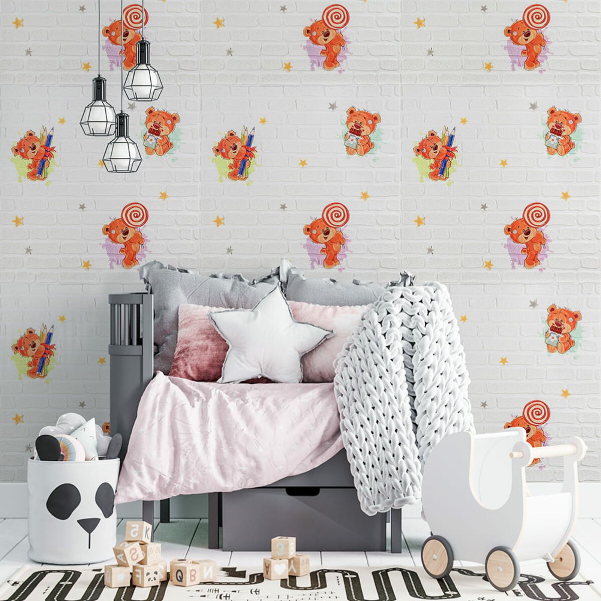 ФОТО КАРТИНКИ ЗОБРАЖЕННЯ Панель стінова 3D 700х700х4мм Ведмедики на білому фоні SW-00001975 РОЗДРІБ ОПТ ГУРТ ГУРТОМ ОПТОМ! З ЄВРОПИ! ЯКІСТЬ! Купити Львів Характеристики Ціна Оплата Доставка "БОГОДАР" ІНТЕРНЕТ-МАГАЗИН Огляд Рейтинг Порівняння Як вибрати Якісний