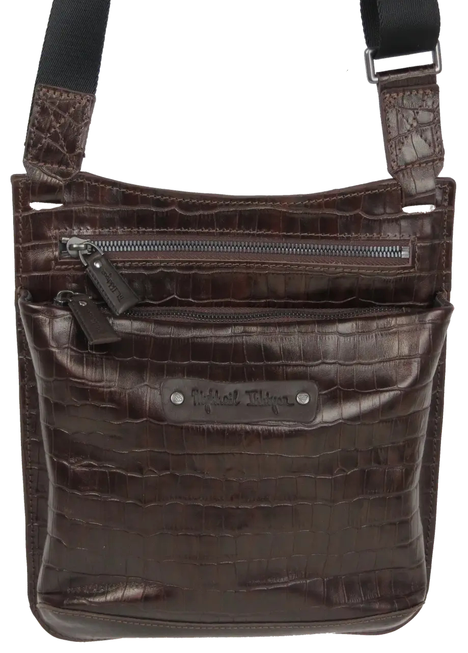 ФОТО КАРТИНКИ ЗОБРАЖЕННЯ Чоловіча шкіряна наплічна сумка MYKHAIL IKHTYAR коричнева 45041 croco brown РОЗДРІБ ОПТ ГУРТ ГУРТОМ ОПТОМ! З ЄВРОПИ! ЯКІСТЬ! Купити Львів Характеристики Ціна Оплата Доставка "БОГОДАР" ІНТЕРНЕТ-МАГАЗИН Огляд Рейтинг Порівняння Як вибрати Якісний