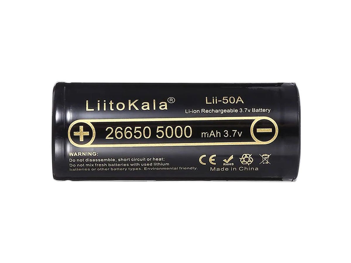 ФОТО КАРТИНКИ ЗОБРАЖЕННЯ Акумулятор 2 штуки LIITOKALA LII-50A 26650 5000 mAh Li-Ion 3.7V 15A (25A) без захисту високострумовий Літій-Іонний ORIGINAL QR-Код РОЗДРІБ ОПТ ГУРТ ГУРТОМ ОПТОМ! З ЄВРОПИ! ЯКІСТЬ! Купити Львів Характеристики Ціна Оплата Доставка "БОГОДАР" ІНТЕРНЕТ-МАГАЗИН Огляд Рейтинг Порівняння Як вибрати Якісний