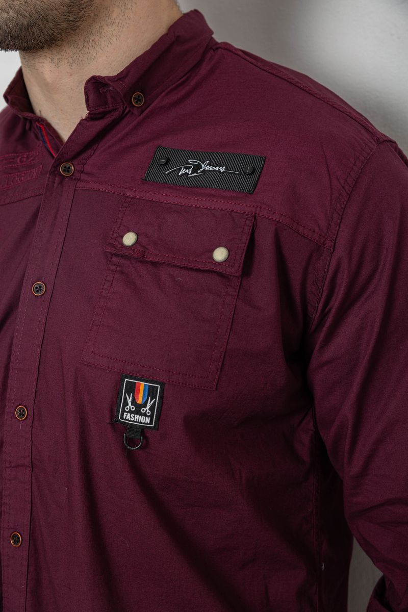 ФОТО КАРТИНКИ ЗОБРАЖЕННЯ Сорочка чоловіча AGER 186R01-1 M Бордовий РОЗДРІБ ОПТ ГУРТ ГУРТОМ ОПТОМ! З ЄВРОПИ! ЯКІСТЬ! Купити Львів Характеристики Ціна Оплата Доставка "БОГОДАР" ІНТЕРНЕТ-МАГАЗИН Огляд Рейтинг Порівняння Як вибрати Якісний