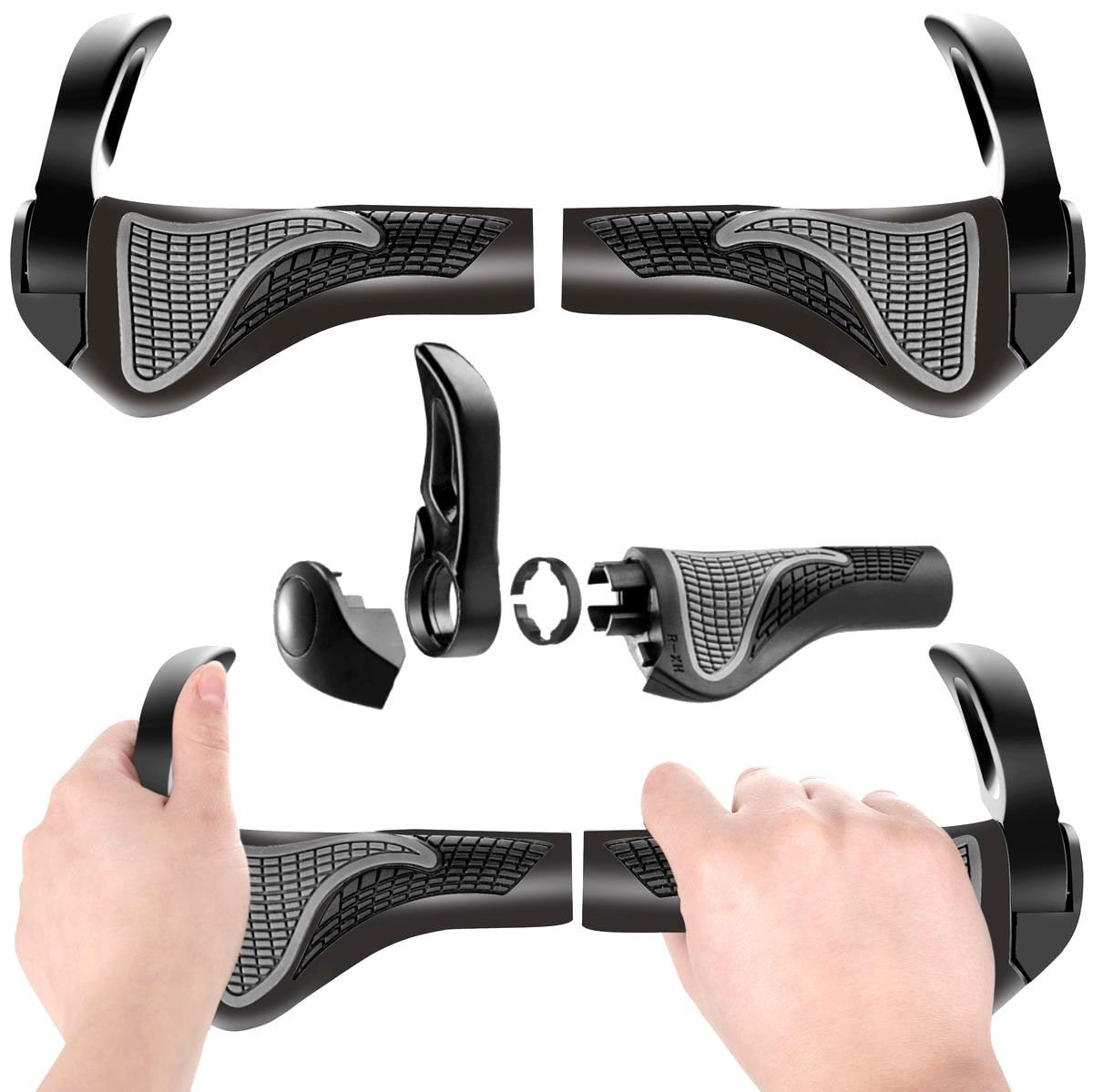 ФОТО КАРТИНКИ ЗОБРАЖЕННЯ TRIZAND 18315 Велосипедні ручки гріпси роги на кермо руль для велосипеда анатомічні універсальні чорні 14 см пара 2 штуки Польща! РОЗДРІБ ОПТ ГУРТ ГУРТОМ ОПТОМ! З ЄВРОПИ! ЯКІСТЬ! Купити Львів Характеристики Ціна Оплата Доставка "БОГОДАР" ІНТЕРНЕТ-МАГАЗИН Огляд Рейтинг Порівняння Як вибрати Якісний