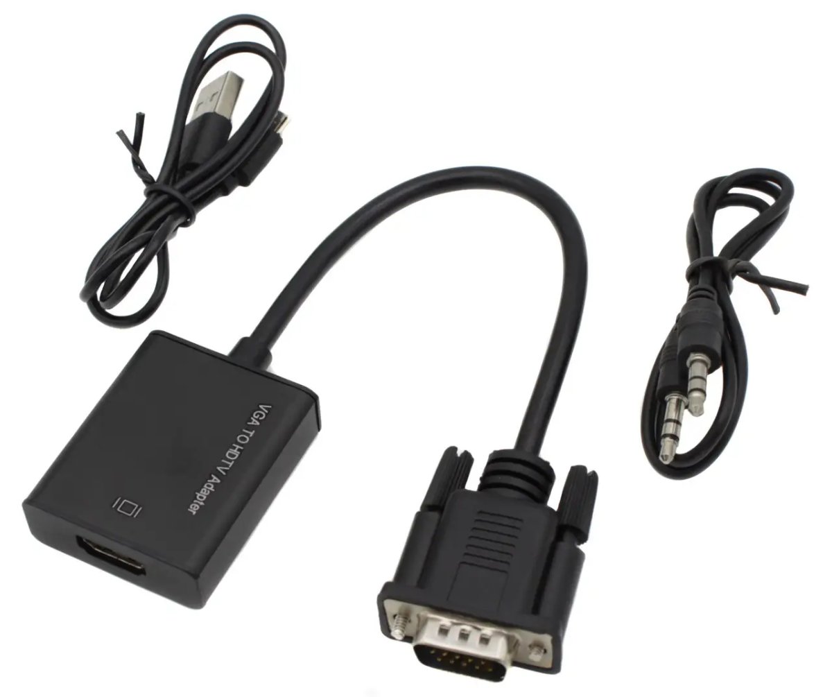 ФОТО КАРТИНКИ ЗОБРАЖЕННЯ Адаптер VGA на HDMI + AUX 1980 РОЗДРІБ ОПТ ГУРТ ГУРТОМ ОПТОМ! З ЄВРОПИ! ЯКІСТЬ! Купити Львів Характеристики Ціна Оплата Доставка "БОГОДАР" ІНТЕРНЕТ-МАГАЗИН Огляд Рейтинг Порівняння Як вибрати Якісний