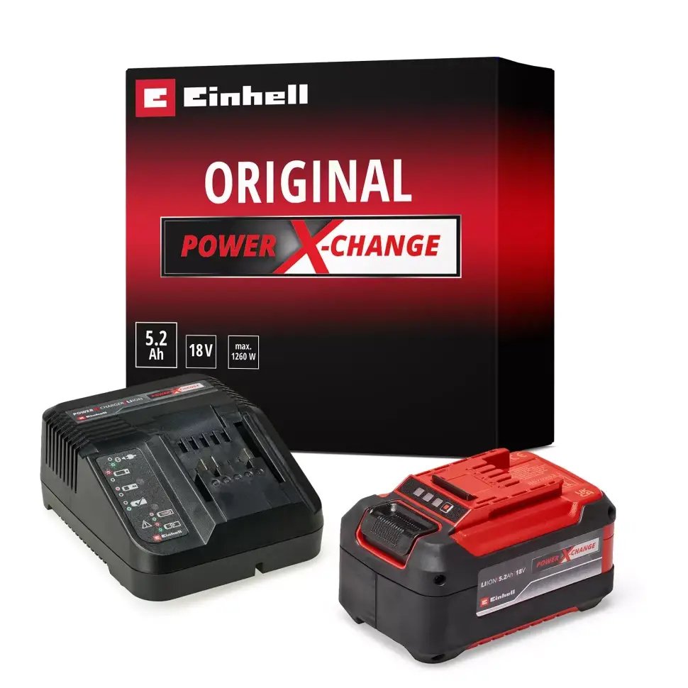 ФОТО КАРТИНКИ ЗОБРАЖЕННЯ Потужний акумулятор і зарядний пристрій 18V 5,2 Аh Starter-Kit EINHELL Power-X-Change (4512147) РОЗДРІБ ОПТ ГУРТ ГУРТОМ ОПТОМ! З ЄВРОПИ! ЯКІСТЬ! Купити Львів Характеристики Ціна Оплата Доставка "БОГОДАР" ІНТЕРНЕТ-МАГАЗИН Огляд Рейтинг Порівняння Як вибрати Якісний