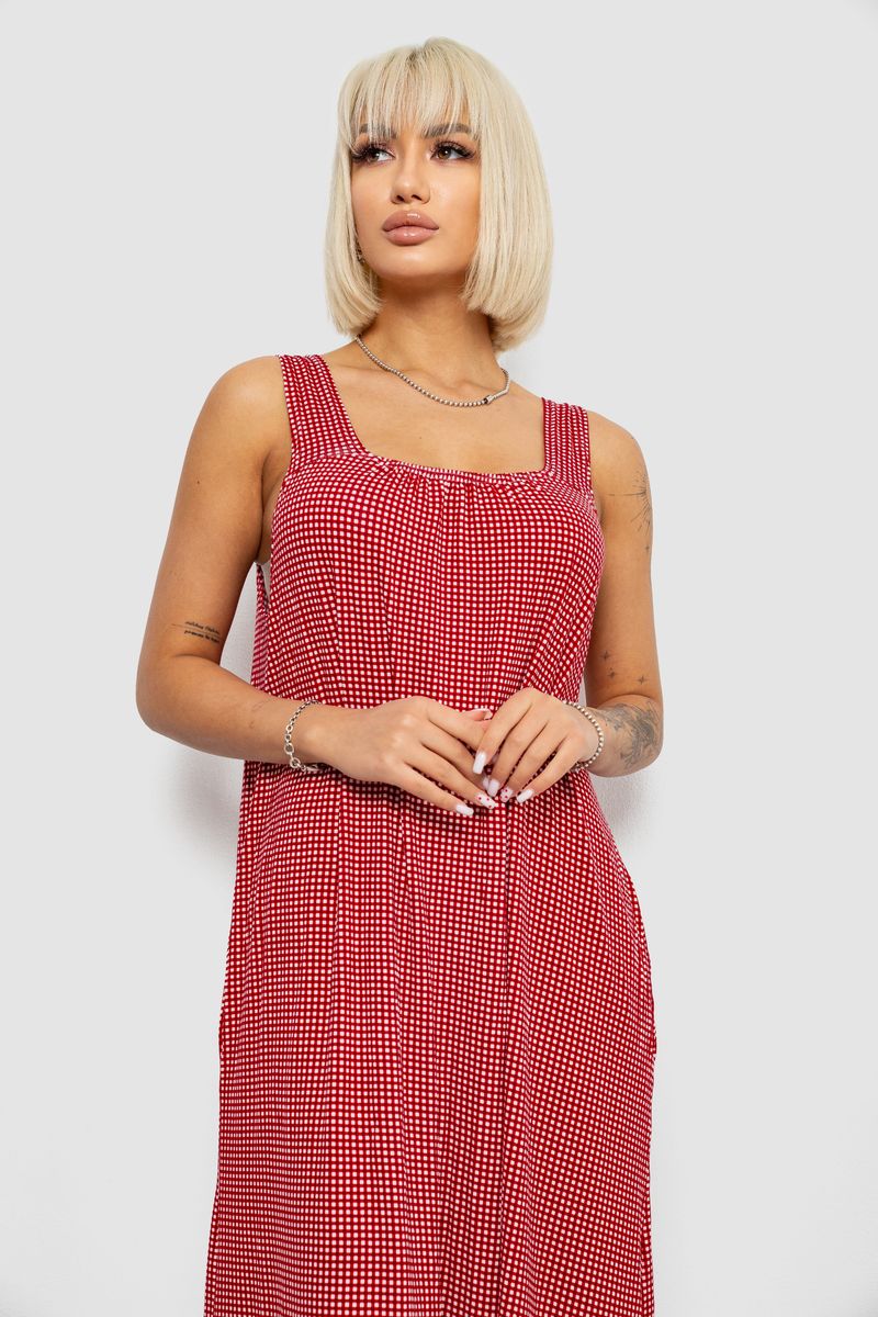 ФОТО КАРТИНКИ ЗОБРАЖЕННЯ Сарафан жіночий  в клітинку AGER 257R733-2 4XL-5XL Червоний РОЗДРІБ ОПТ ГУРТ ГУРТОМ ОПТОМ! З ЄВРОПИ! ЯКІСТЬ! Купити Львів Характеристики Ціна Оплата Доставка "БОГОДАР" ІНТЕРНЕТ-МАГАЗИН Огляд Рейтинг Порівняння Як вибрати Якісний