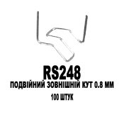 ФОТО КАРТИНКИ ЗОБРАЖЕННЯ Скоби для пайки ATASZEK RS248 Подвійний Зовнішній кут 0.8 мм 100 штук для гарячих степлерів (термостеплерів) пайка/зварка/ремонт пластику пластмас Авто Мото РОЗДРІБ ОПТ ГУРТ ГУРТОМ ОПТОМ! З ЄВРОПИ! ЯКІСТЬ! Купити Львів Характеристики Ціна Оплата Доставка "БОГОДАР" ІНТЕРНЕТ-МАГАЗИН Огляд Рейтинг Порівняння Як вибрати Якісний