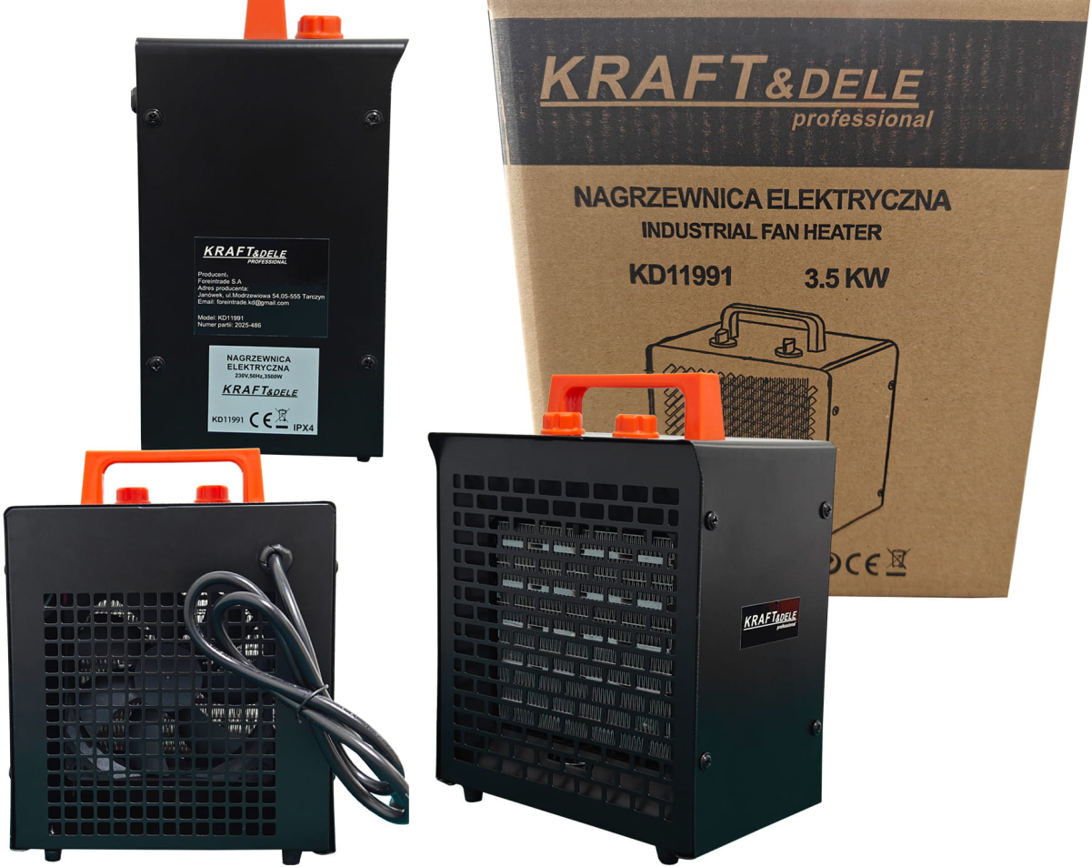 ФОТО КАРТИНКИ ЗОБРАЖЕННЯ NAGRZEWNICA ELEKTRYCZNA 3500W KD11991 РОЗДРІБ ОПТ ГУРТ ГУРТОМ ОПТОМ! З ЄВРОПИ! ЯКІСТЬ! Купити Львів Характеристики Ціна Оплата Доставка "БОГОДАР" ІНТЕРНЕТ-МАГАЗИН Огляд Рейтинг Порівняння Як вибрати Якісний