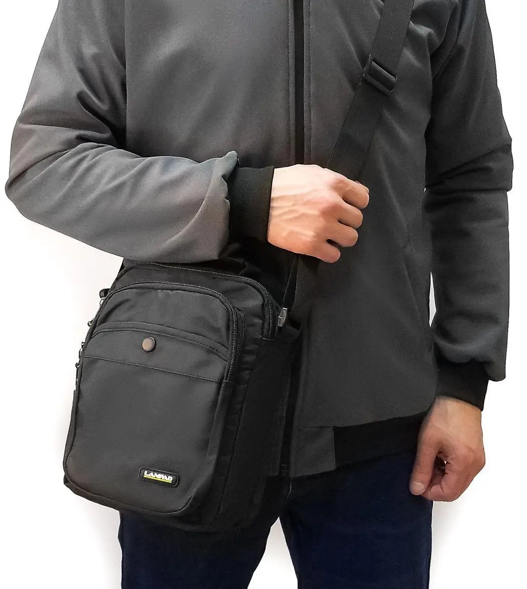 ФОТО КАРТИНКИ ЗОБРАЖЕННЯ Чоловіча сумка наплічна LANPAD чорна LAN15054 black РОЗДРІБ ОПТ ГУРТ ГУРТОМ ОПТОМ! З ЄВРОПИ! ЯКІСТЬ! Купити Львів Характеристики Ціна Оплата Доставка "БОГОДАР" ІНТЕРНЕТ-МАГАЗИН Огляд Рейтинг Порівняння Як вибрати Якісний