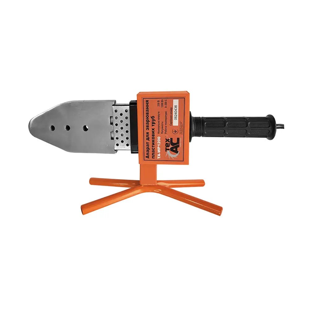 ФОТО КАРТИНКИ ЗОБРАЖЕННЯ Паяльник для пластикових труб (поліпропіленових труб) TEX.AC TA-WP1200 : 1200Вт, 20/25/32/40/50/63мм насадки  (00472) РОЗДРІБ ОПТ ГУРТ ГУРТОМ ОПТОМ! З ЄВРОПИ! ЯКІСТЬ! Купити Львів Характеристики Ціна Оплата Доставка "БОГОДАР" ІНТЕРНЕТ-МАГАЗИН Огляд Рейтинг Порівняння Як вибрати Якісний