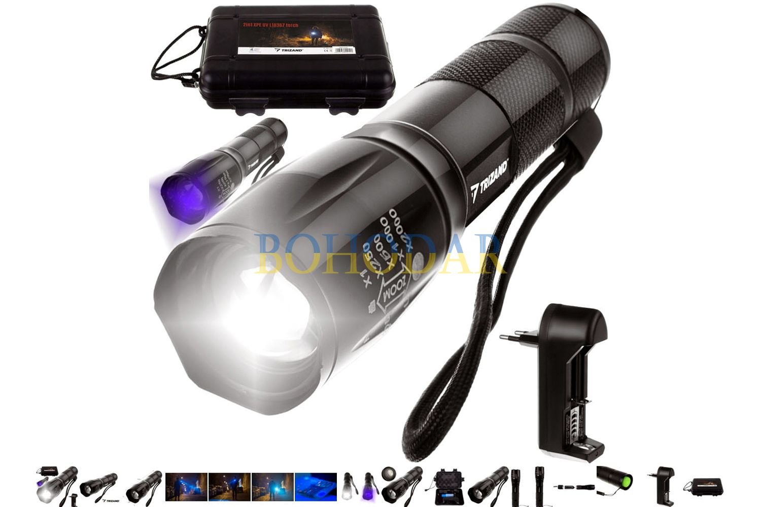 ФОТО КАРТИНКИ ЗОБРАЖЕННЯ Ліхтарик (ліхтар, фонарик) ручний TRIZAND L18367 +ДЕТЕКТОР ВАЛЮТ тактичний УЛЬТРАФІОЛЕТ UF УФ CREE XPE Польща! РОЗДРІБ ОПТ ГУРТ ГУРТОМ ОПТОМ! З ЄВРОПИ! ЯКІСТЬ! Купити Львів Характеристики Ціна Оплата Доставка "БОГОДАР" ІНТЕРНЕТ-МАГАЗИН Огляд Рейтинг Порівняння Як вибрати Якісний