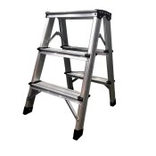 ФОТО КАРТИНКИ ЗОБРАЖЕННЯ Стрем'янка двостороння GTM KMH1203 алюмінієва, 3 сходинки, висота 580 мм (KMH1203) РОЗДРІБ ОПТ ГУРТ ГУРТОМ ОПТОМ! З ЄВРОПИ! ЯКІСТЬ! Купити Львів Характеристики Ціна Оплата Доставка "БОГОДАР" ІНТЕРНЕТ-МАГАЗИН Огляд Рейтинг Порівняння Як вибрати Якісний