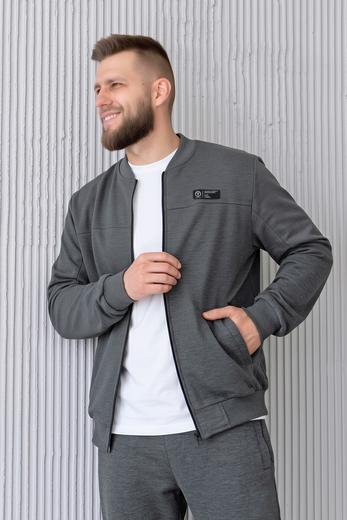 ФОТО КАРТИНКИ ЗОБРАЖЕННЯ Бомбер чоловічий TOTALFIT AM1-LD92-2XL 2XL Сірий РОЗДРІБ ОПТ ГУРТ ГУРТОМ ОПТОМ! З ЄВРОПИ! ЯКІСТЬ! Купити Львів Характеристики Ціна Оплата Доставка "БОГОДАР" ІНТЕРНЕТ-МАГАЗИН Огляд Рейтинг Порівняння Як вибрати Якісний