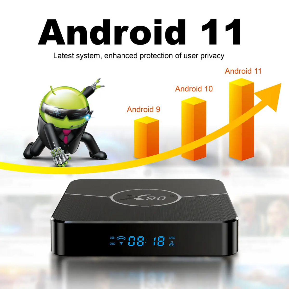 ФОТО КАРТИНКИ ЗОБРАЖЕННЯ Смарт ТВ-приставка X98 Plus 4/32 ГБ, S905W2, Android 11 РОЗДРІБ ОПТ ГУРТ ГУРТОМ ОПТОМ! З ЄВРОПИ! ЯКІСТЬ! Купити Львів Характеристики Ціна Оплата Доставка "БОГОДАР" ІНТЕРНЕТ-МАГАЗИН Огляд Рейтинг Порівняння Як вибрати Якісний