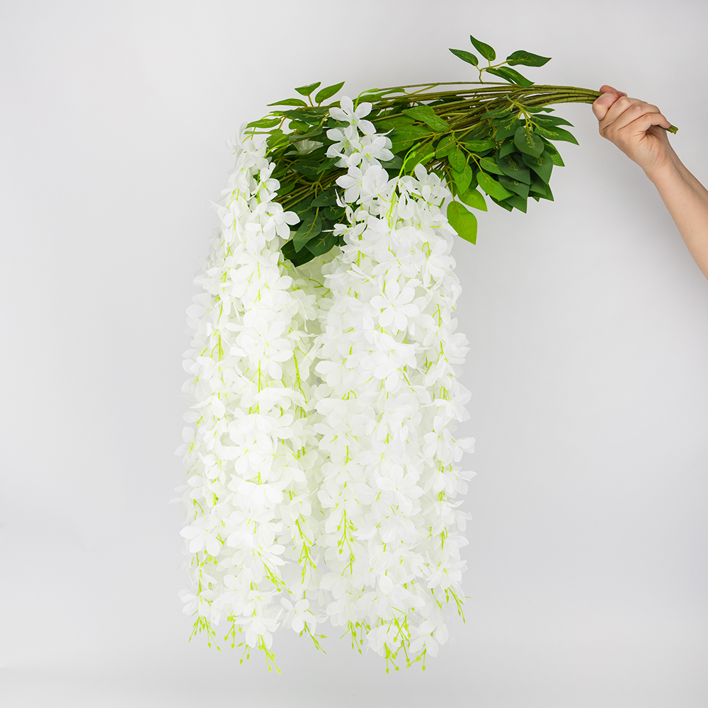 ФОТО КАРТИНКИ ЗОБРАЖЕННЯ Набір з 12 звисаючих гілок "Гліцинія біла", 103 см BOHODAR 9270-007 РОЗДРІБ ОПТ ГУРТ ГУРТОМ ОПТОМ! З ЄВРОПИ! ЯКІСТЬ! Купити Львів Характеристики Ціна Оплата Доставка "БОГОДАР" ІНТЕРНЕТ-МАГАЗИН Огляд Рейтинг Порівняння Як вибрати Якісний