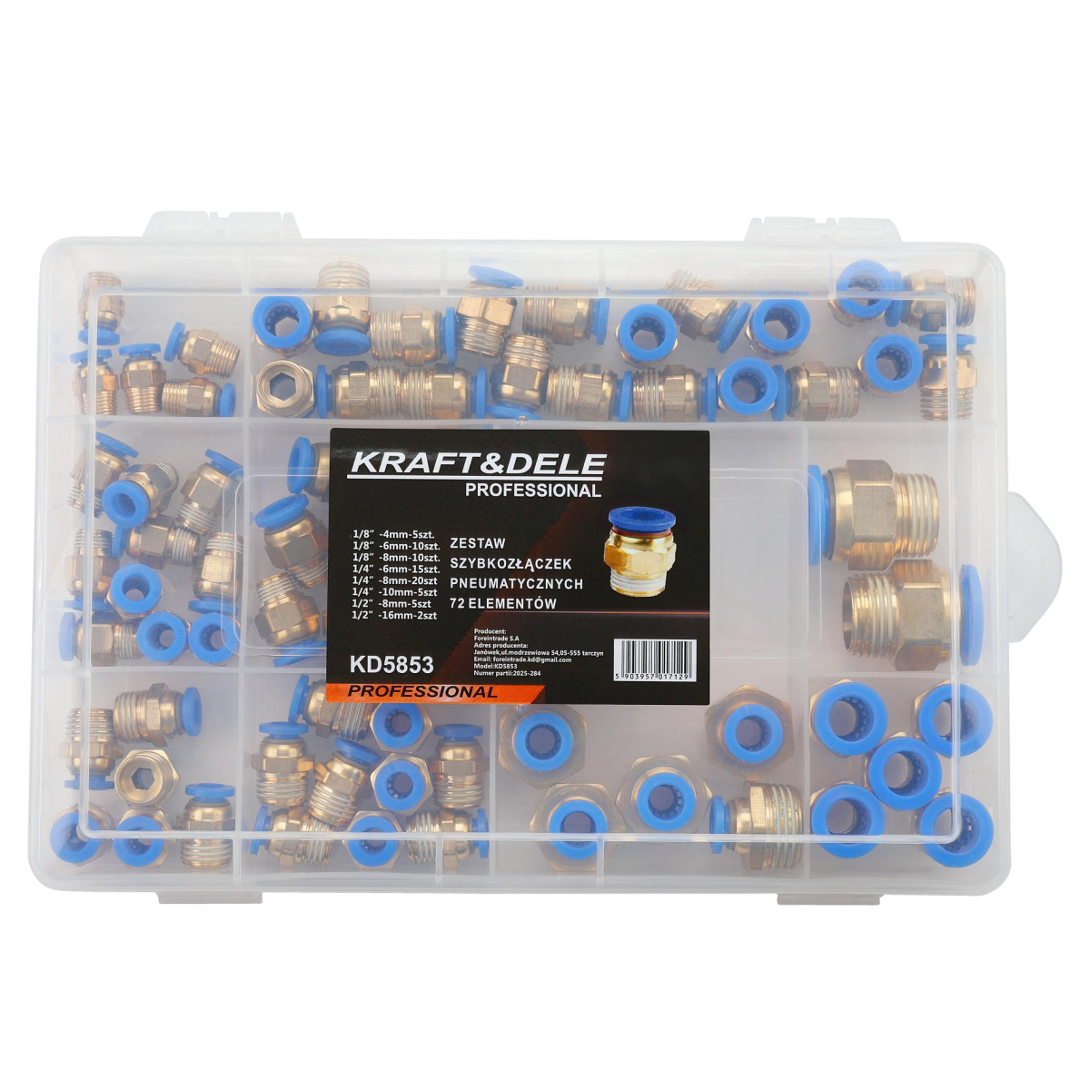 ФОТО КАРТИНКИ ЗОБРАЖЕННЯ Szybkozłączki pneumatyczne 72 elementy KD5853 РОЗДРІБ ОПТ ГУРТ ГУРТОМ ОПТОМ! З ЄВРОПИ! ЯКІСТЬ! Купити Львів Характеристики Ціна Оплата Доставка "БОГОДАР" ІНТЕРНЕТ-МАГАЗИН Огляд Рейтинг Порівняння Як вибрати Якісний