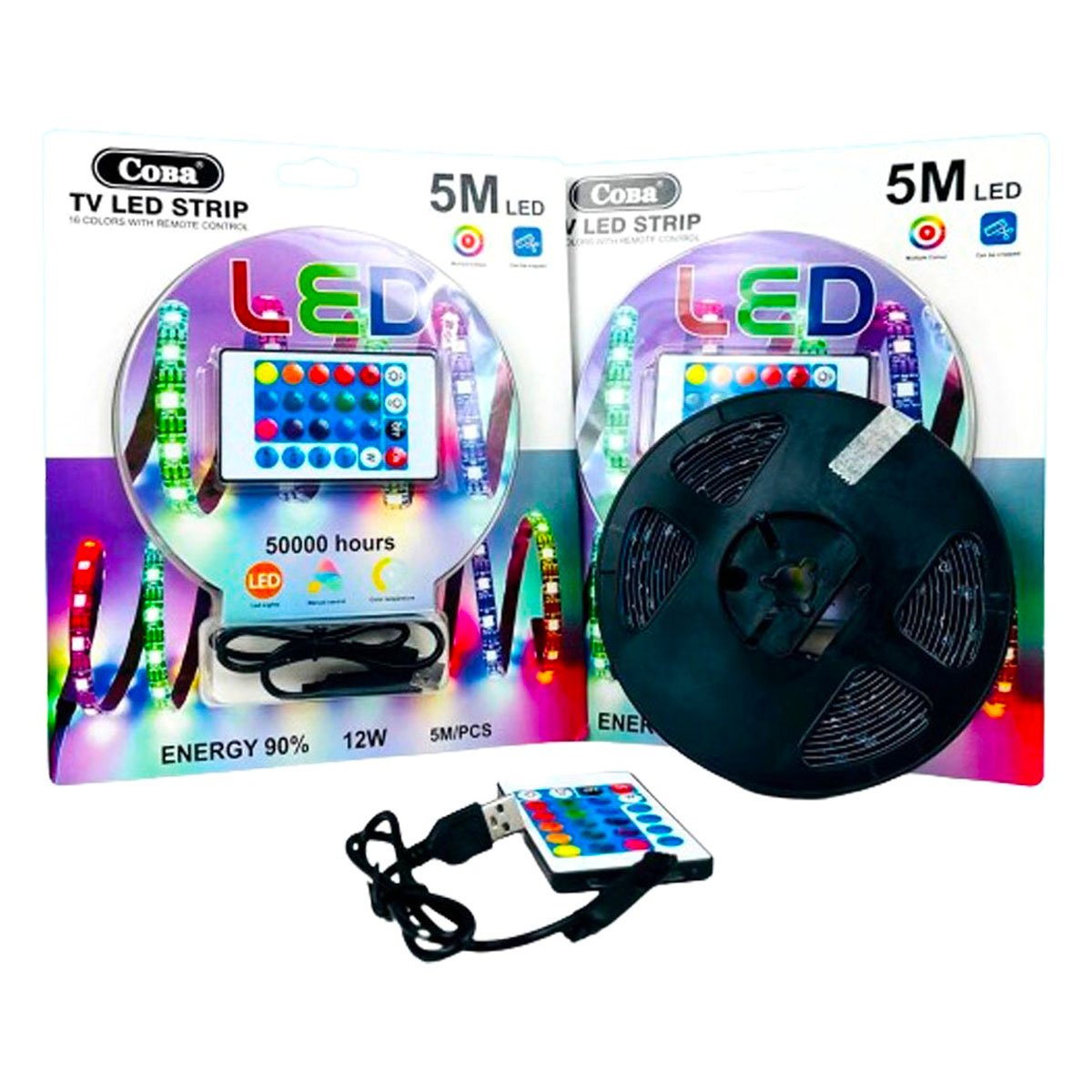 ФОТО КАРТИНКИ ЗОБРАЖЕННЯ Комплект стрічка лента COBA 5050 USB 5 метрів LED RGB SMD різнокольорова світлодіодна + Контролер + Пульт РОЗДРІБ ОПТ ГУРТ ГУРТОМ ОПТОМ! З ЄВРОПИ! ЯКІСТЬ! Купити Львів Характеристики Ціна Оплата Доставка "БОГОДАР" ІНТЕРНЕТ-МАГАЗИН Огляд Рейтинг Порівняння Як вибрати Якісний