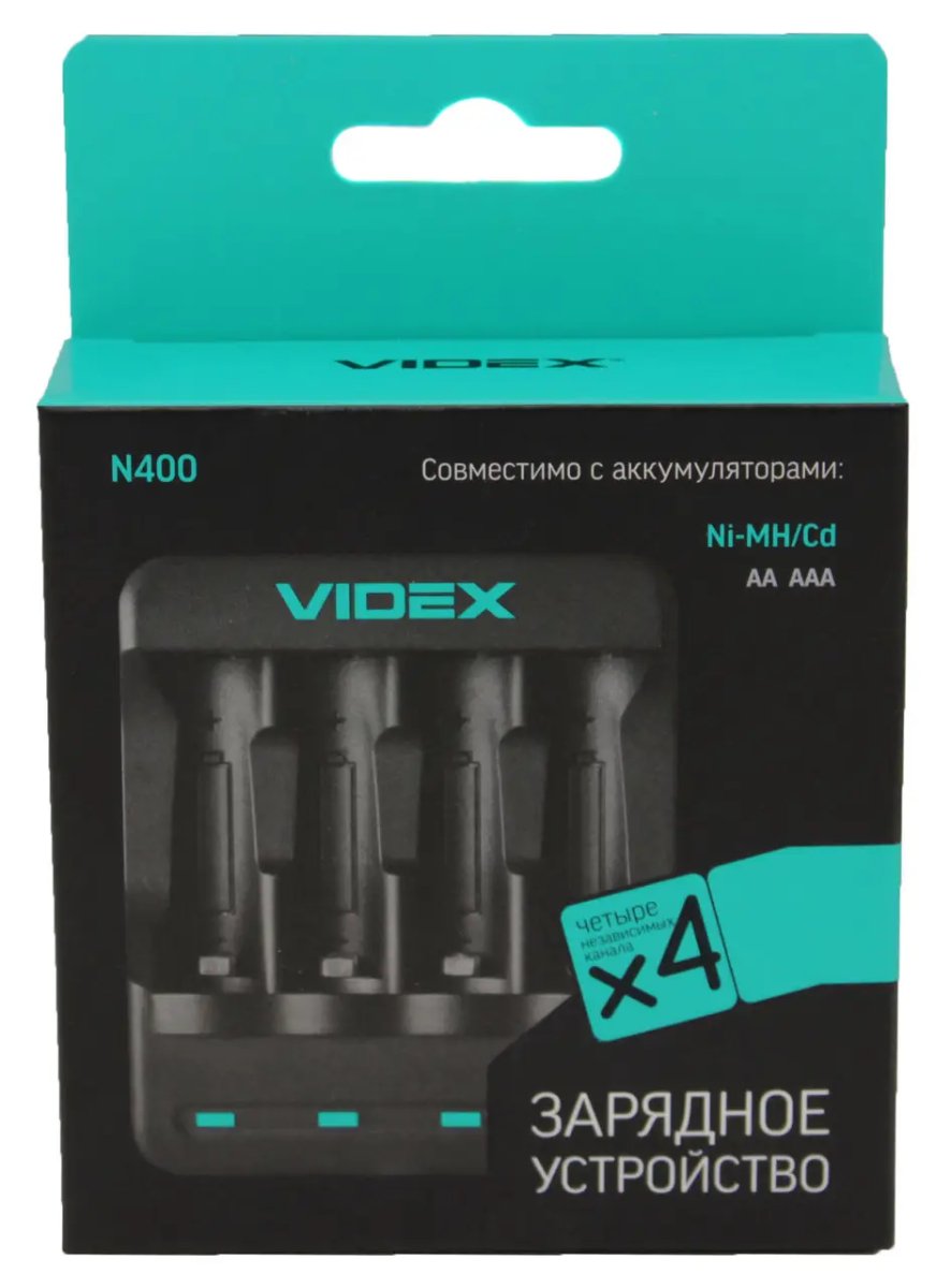 ФОТО КАРТИНКИ ЗОБРАЖЕННЯ Зарядний пристрій VIDEX N400 на 4 AA/AAA R3/R6 1.2V РОЗДРІБ ОПТ ГУРТ ГУРТОМ ОПТОМ! З ЄВРОПИ! ЯКІСТЬ! Купити Львів Характеристики Ціна Оплата Доставка "БОГОДАР" ІНТЕРНЕТ-МАГАЗИН Огляд Рейтинг Порівняння Як вибрати Якісний