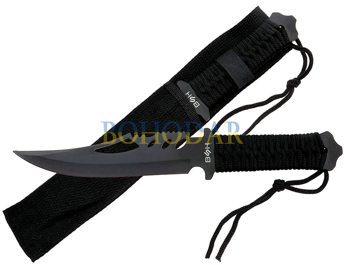 ФОТО КАРТИНКИ ЗОБРАЖЕННЯ Ніж військовий BSH N-268 28.5 см нескладний BOWIE (БОУІ) FULL TANG Зубці (зазубрини) Чорне захисне покриття Тактичний Стилет Дротик Кинджал Польща! РОЗДРІБ ОПТ ГУРТ ГУРТОМ ОПТОМ! З ЄВРОПИ! ЯКІСТЬ! Купити Львів Характеристики Ціна Оплата Доставка "БОГОДАР" ІНТЕРНЕТ-МАГАЗИН Огляд Рейтинг Порівняння Як вибрати Якісний