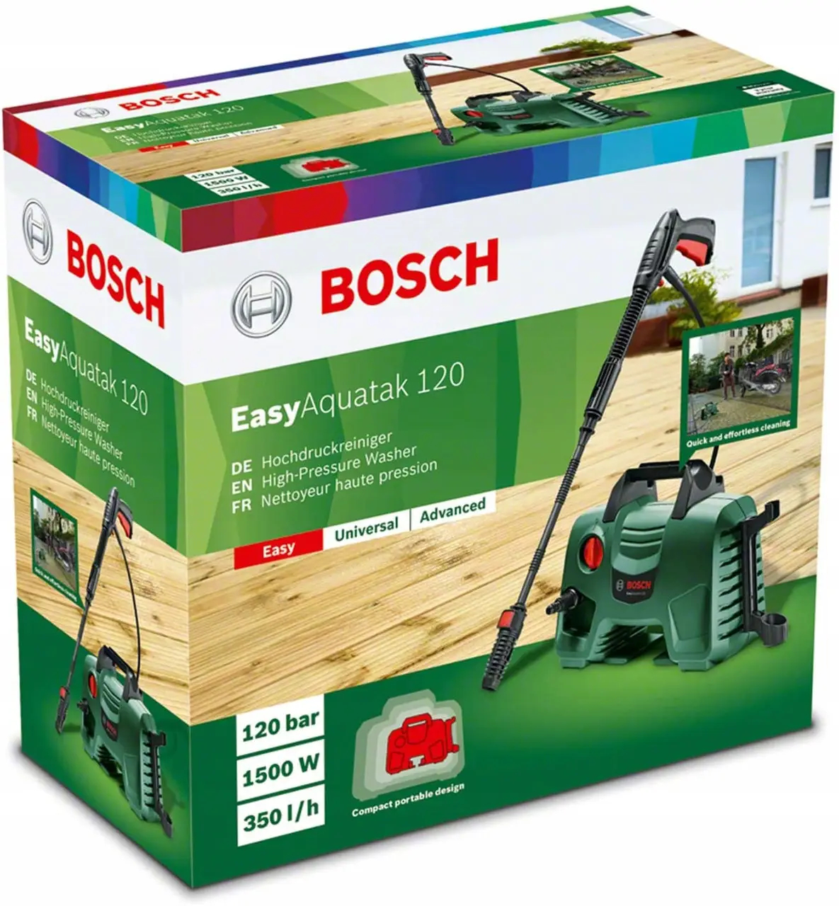 ФОТО КАРТИНКИ ЗОБРАЖЕННЯ Мийка високого тиску BOSCH EasyAquatak 120 (1500 Вт, 350 л/ч, 120 бар) РОЗДРІБ ОПТ ГУРТ ГУРТОМ ОПТОМ! З ЄВРОПИ! ЯКІСТЬ! Купити Львів Характеристики Ціна Оплата Доставка "БОГОДАР" ІНТЕРНЕТ-МАГАЗИН Огляд Рейтинг Порівняння Як вибрати Якісний