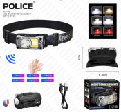ФОТО КАРТИНКИ ЗОБРАЖЕННЯ Ліхтар налобний POLICE PL-130, білий + жовтий + червоний, сенсор, акум, магніт, Type-C РОЗДРІБ ОПТ ГУРТ ГУРТОМ ОПТОМ! З ЄВРОПИ! ЯКІСТЬ! Купити Львів Характеристики Ціна Оплата Доставка "БОГОДАР" ІНТЕРНЕТ-МАГАЗИН Огляд Рейтинг Порівняння Як вибрати Якісний