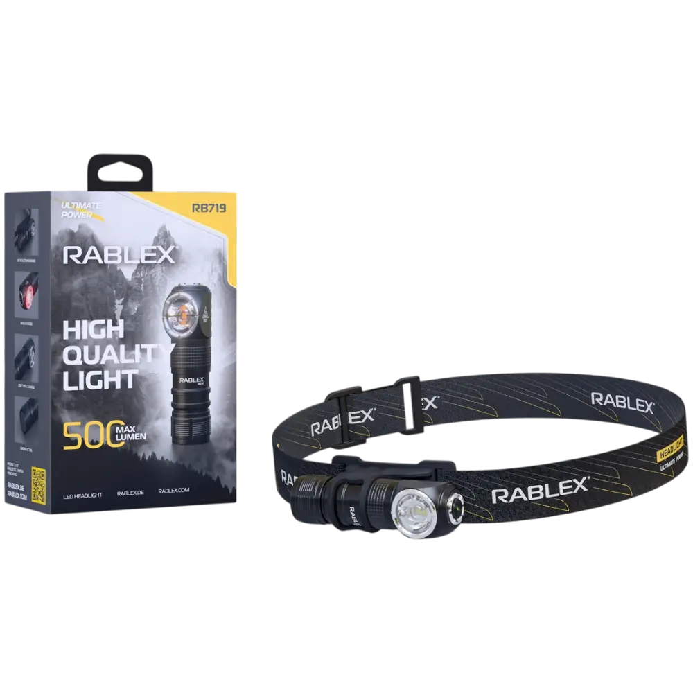 ФОТО КАРТИНКИ ЗОБРАЖЕННЯ Налобний ліхтар RABLEX RB719, білий + червоний, 500 lumen, акум, Type-C РОЗДРІБ ОПТ ГУРТ ГУРТОМ ОПТОМ! З ЄВРОПИ! ЯКІСТЬ! Купити Львів Характеристики Ціна Оплата Доставка "БОГОДАР" ІНТЕРНЕТ-МАГАЗИН Огляд Рейтинг Порівняння Як вибрати Якісний