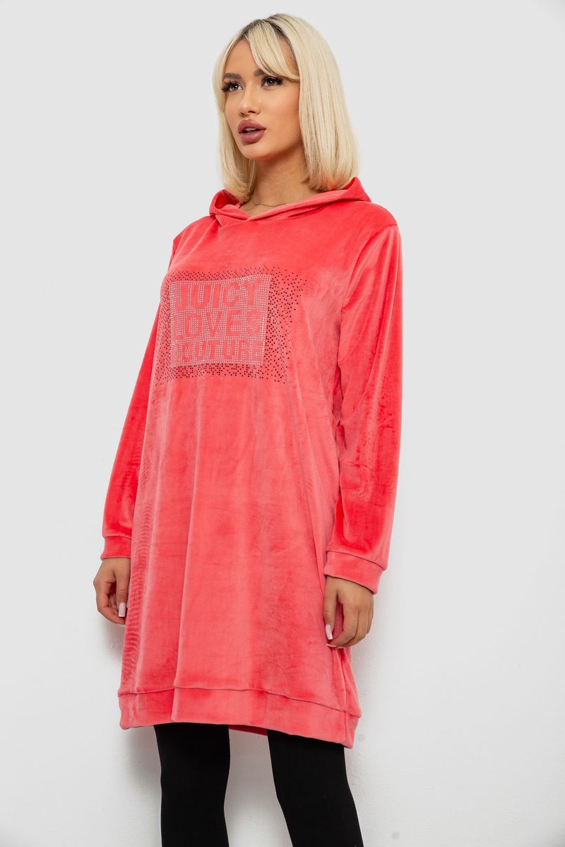 ФОТО КАРТИНКИ ЗОБРАЖЕННЯ Туніка жіноча однотонна велюрова AGER 257R338 L-XL Рожевий РОЗДРІБ ОПТ ГУРТ ГУРТОМ ОПТОМ! З ЄВРОПИ! ЯКІСТЬ! Купити Львів Характеристики Ціна Оплата Доставка "БОГОДАР" ІНТЕРНЕТ-МАГАЗИН Огляд Рейтинг Порівняння Як вибрати Якісний