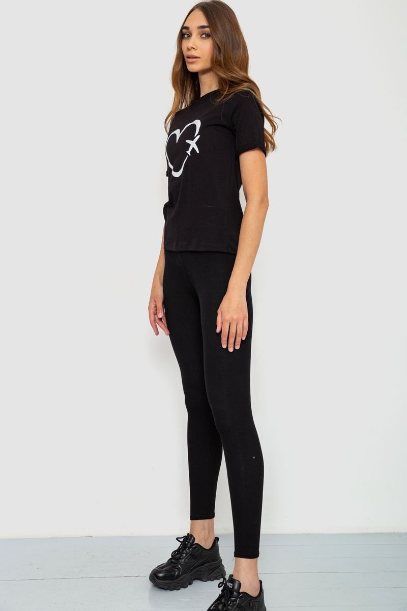 ФОТО КАРТИНКИ ЗОБРАЖЕННЯ Жіноча футболка з принтом AGER 241R121 M Чорний РОЗДРІБ ОПТ ГУРТ ГУРТОМ ОПТОМ! З ЄВРОПИ! ЯКІСТЬ! Купити Львів Характеристики Ціна Оплата Доставка "БОГОДАР" ІНТЕРНЕТ-МАГАЗИН Огляд Рейтинг Порівняння Як вибрати Якісний