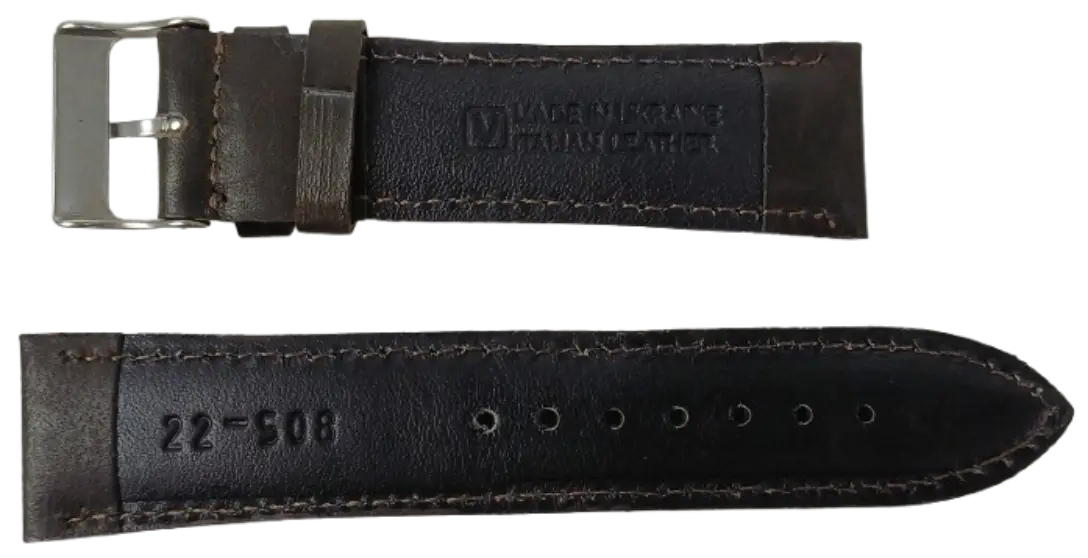 ФОТО КАРТИНКИ ЗОБРАЖЕННЯ Ремінець, браслет для годинника із шкіри MYKHAIL IKHTYAR Ш22 мм темно-коричневий S22-508S brown РОЗДРІБ ОПТ ГУРТ ГУРТОМ ОПТОМ! З ЄВРОПИ! ЯКІСТЬ! Купити Львів Характеристики Ціна Оплата Доставка "БОГОДАР" ІНТЕРНЕТ-МАГАЗИН Огляд Рейтинг Порівняння Як вибрати Якісний