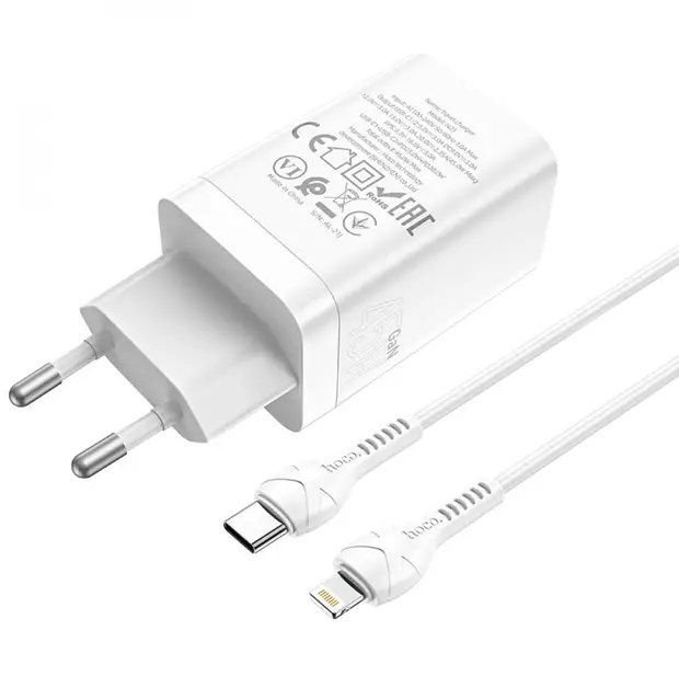 ФОТО КАРТИНКИ ЗОБРАЖЕННЯ ЗЗП Мережевий Зарядний пристрій HOCO N-23, 65 W Type-c - Lightning РОЗДРІБ ОПТ ГУРТ ГУРТОМ ОПТОМ! З ЄВРОПИ! ЯКІСТЬ! Купити Львів Характеристики Ціна Оплата Доставка "БОГОДАР" ІНТЕРНЕТ-МАГАЗИН Огляд Рейтинг Порівняння Як вибрати Якісний