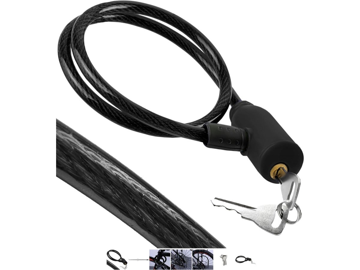 ФОТО КАРТИНКИ ЗОБРАЖЕННЯ TRIZAND 3181 Велозамок велосипедний замок трос для велосипеда велотрос (скутера, мотоцикла і т.п.) міцний сталь 2 ключі Польща! РОЗДРІБ ОПТ ГУРТ ГУРТОМ ОПТОМ! З ЄВРОПИ! ЯКІСТЬ! Купити Львів Характеристики Ціна Оплата Доставка "БОГОДАР" ІНТЕРНЕТ-МАГАЗИН Огляд Рейтинг Порівняння Як вибрати Якісний